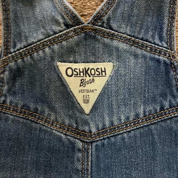 OshKosh B'gosh Blue Denim Kids Overalls - Picture 3 of 4